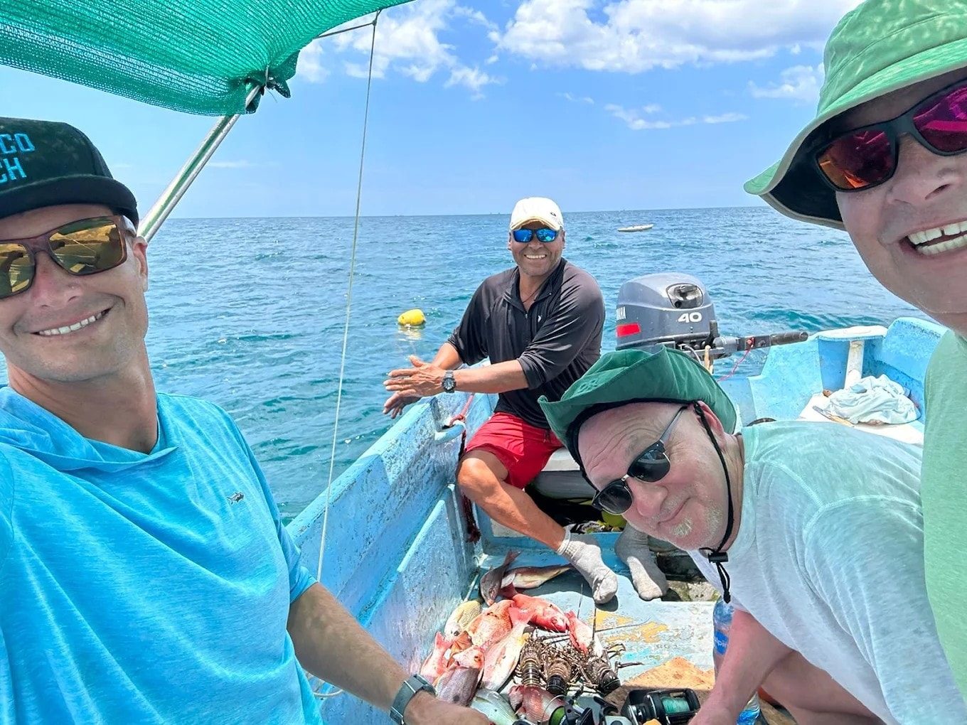 Group fishing trip with Galo on the Pacific